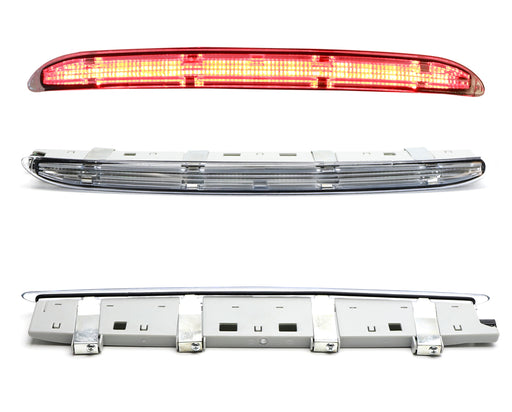 Clear Lens Rear Spoiler Lid Full LED 3rd Brake Light For Benz 06-11 W164 M-Class