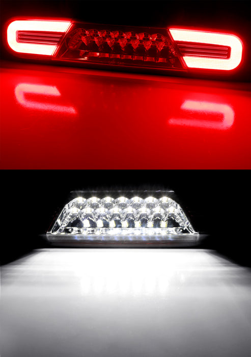 Dark Red Lens C-Ring LED High Mount Third Brake Light For 99-06 Silverado/Sierra