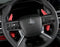 Red Large Steering Wheel Paddle Shifter Extension For 22-up Mitsubishi Outlander