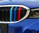 M-Color Stripe Standard 8-Beam Grille Insert Trims For 23+ BMW G20 3 Series LCI