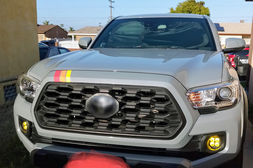 Yellow Lens 24W LED Wide Angle SAE FogLight Kit For Toyota Tacoma Tundra 4Runner