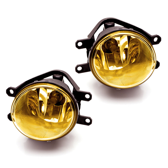 OE-Spec Yellow Lens Halogen Fog Lamps For Toyota Camry Highlander Tacoma Tundra