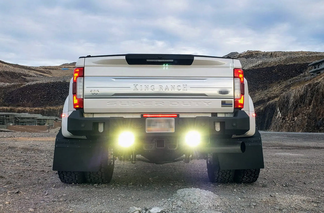 Dark Red Lens Full LED Strip Rear Tailgate ID Lightbar For Ford 17-22 F250 F350