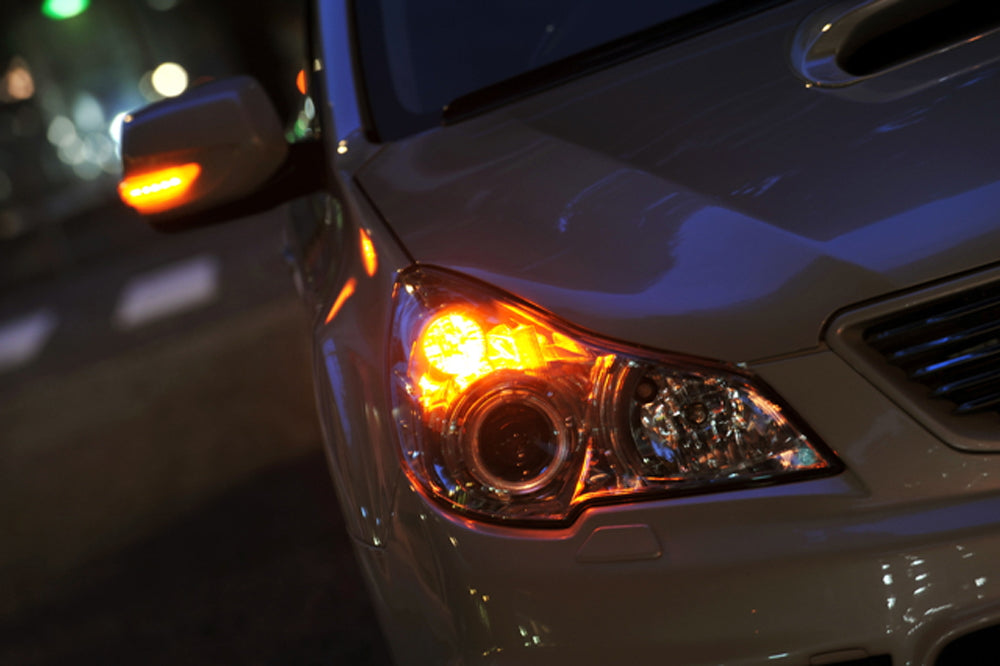 Smoke Lens Sequential LED Side Mirror Lights For Subaru Impreza Forester Legacy