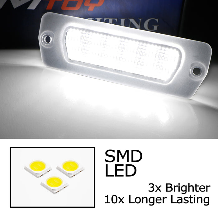 18-SMD LED License Plate Lights For Maserati 4200 GT Coupe/Spyder, GranTurismo