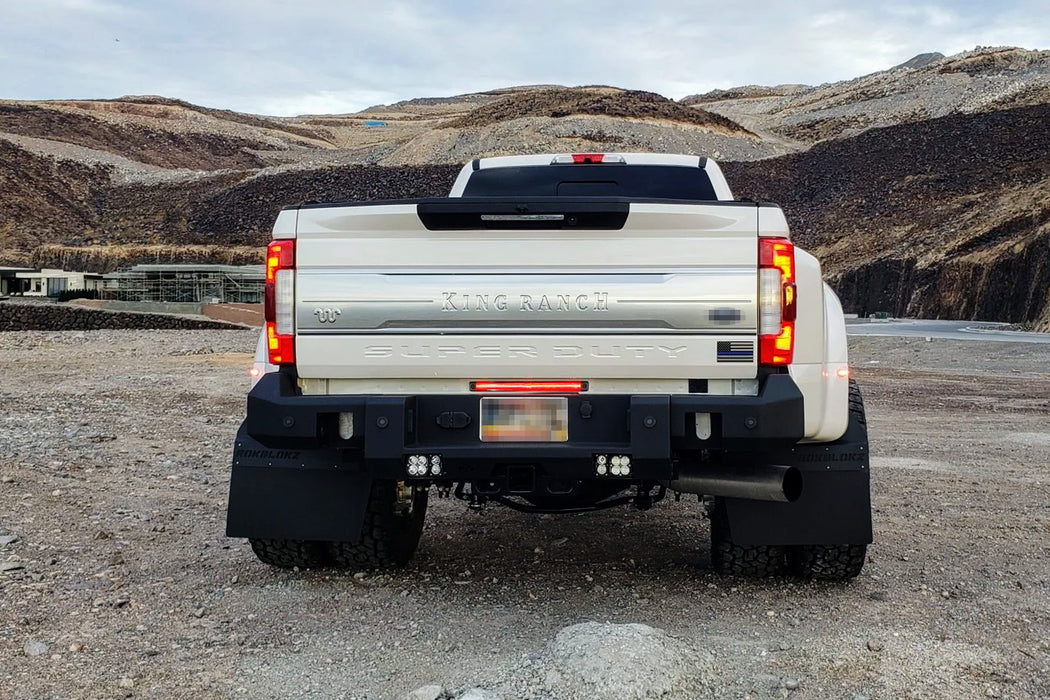 Dark Red Lens Full LED Strip Rear Tailgate ID Lightbar For Ford 17-22 F250 F350