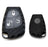 "Carbon Fiber" Style Silicone Key Fob Cover For Mercedes Gen1 C E S G CL Keyless