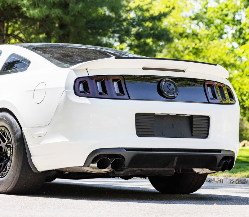 Dark Red Lens Full LED Trunk Lid/Spoiler Third Brake Light For 2010-2014 Mustang