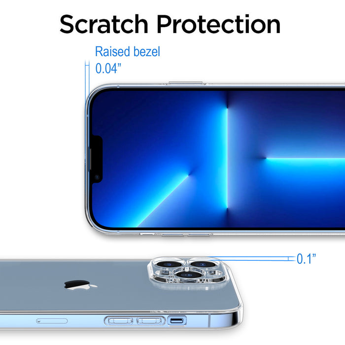 Transparent Clear Shockproof Silicone TPU Protective Bumper Case For iPhone 13