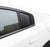 LV Style Matte Black Rear Quarter Window Louver Shades For 2011-22 Dodge Charger