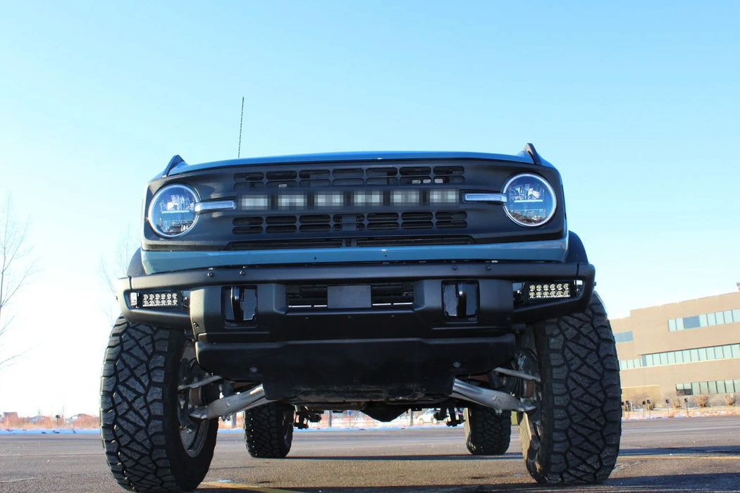 Modular Bumper Mount Mini 36W LED Light Bar Kit w/Bracket Relay For Ford Bronco