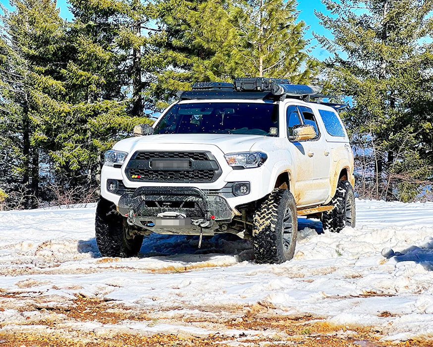 Clear Lens 24W LED Wide Angle SAE Fog Light Kit For Toyota Tacoma Tundra 4Runner