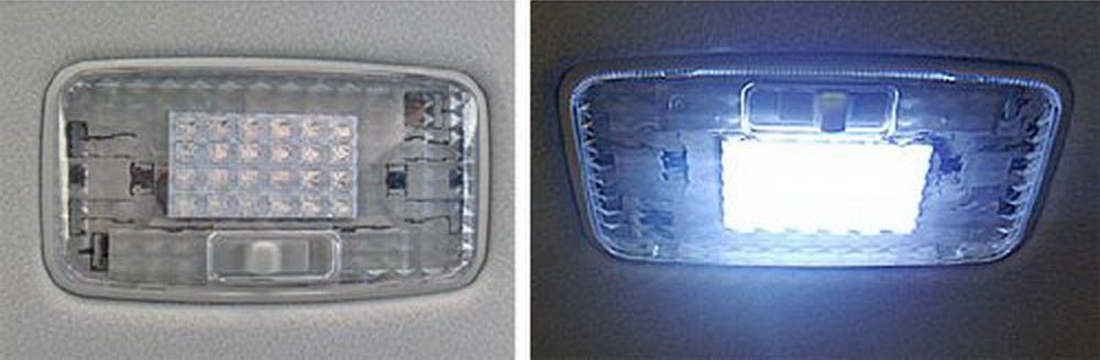 JDM Crystal Diamond Dome Light Cover Lens For Toyota RAV4 Camry Prius FJ Cruiser