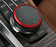 JDM Red Center Console Multimedia Knob Decoration Trim For Toyota Supra GR A90