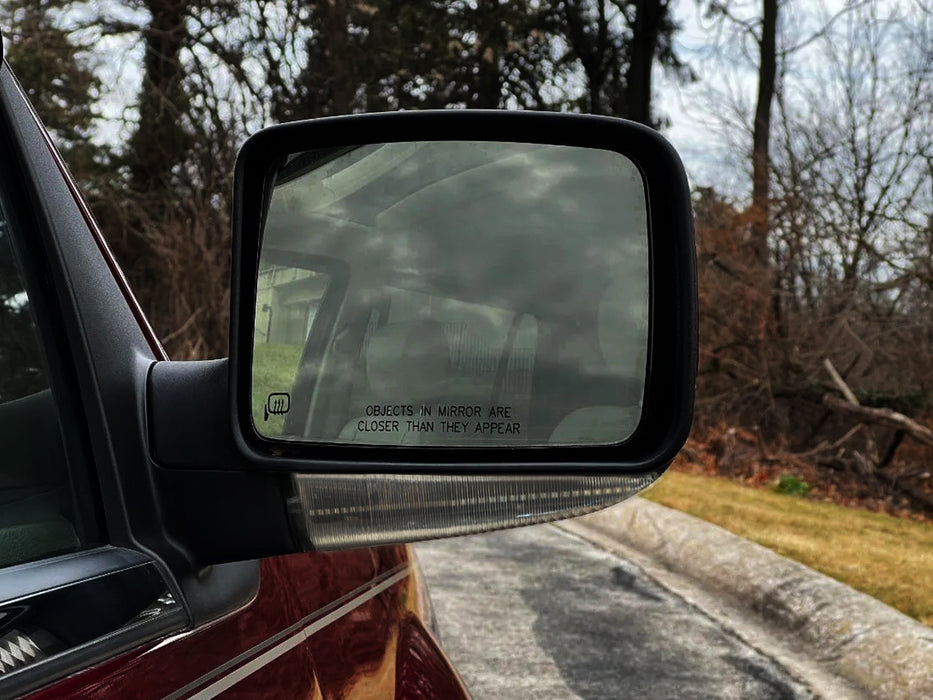 Clear Sequential Blink LED Under Side Mirror Lamps For Ford Expedition/Navagator