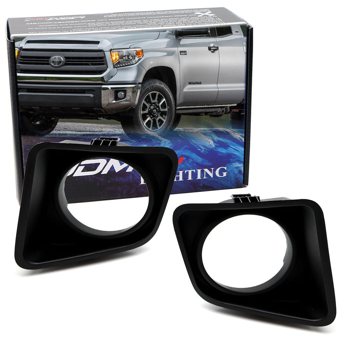 OE-Spec Halogen/LED Fog Light Garnish Bezel Covers For 2014-2021 Toyota Tundra