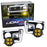 Yellow Clover Leaf LED Fog Light Kit w/OE Bezels, Relay For 2017-19 Nissan Titan