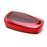 Red w/Carbon Fiber TPU Key Fob Protective Case For Chevry 16-up Camaro Malibu...