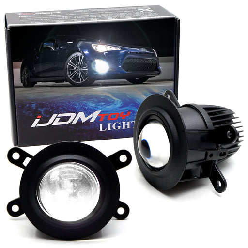 OE-Fit 24W Dual-Beam LED Projector Fog Lights For Acura/Honda Ford Nissan Subaru