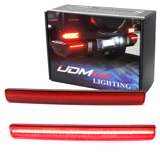 OEM-Red Lens Full LED Strip Bumper Reflectors For Mercedes 2019+ W463A G550 G63