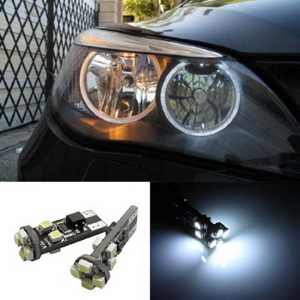 1 pair Error Free 8-SMD BMW Angel Eyes LED Ring Marker Bulbs For BMW E60 Pre-LCI