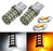 60-SMD 7443 Switchback LED Bulbs (60-SMD White 60-SMD Amber) Free Load Resistors