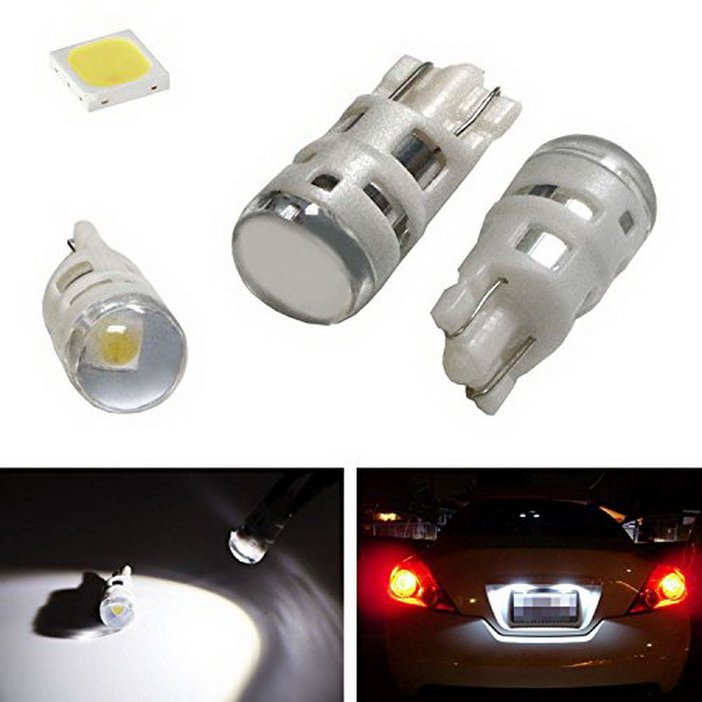 Cool White 168 194 2825 W5W LED Replacement Bulbs For Car License Plate Lights