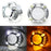 3.0" H1 Bi-Xenon Projector Lens w/ Porsche Style 4-LED DRL Shroud For Headlights