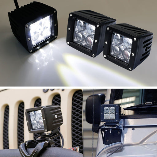 4D Projector Lens 20W CREE LED Cubic Pod Fog Lights For Truck Jeep ATV 4WD 4x4c