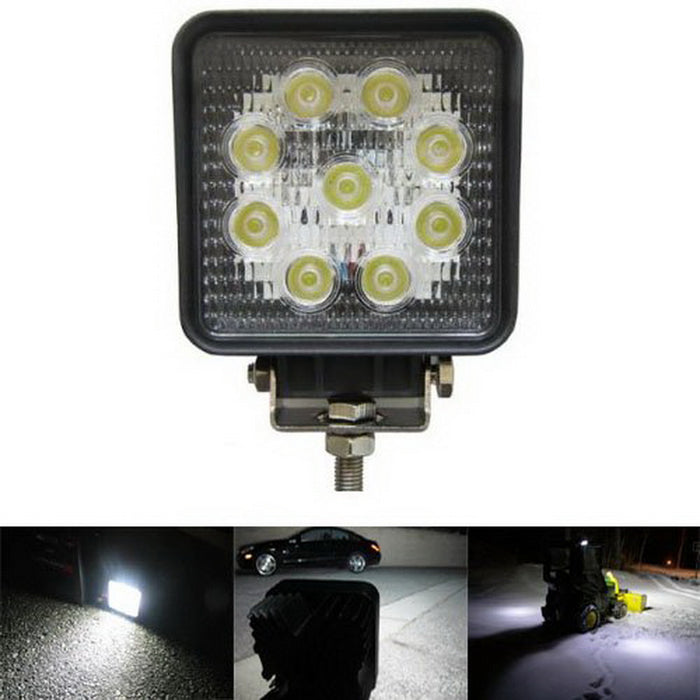 (One) 27W 2300 lum High Power LED Work Light Lamp For SUV 4x4 Truck Tractor Boat