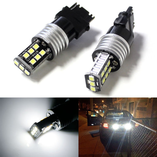 White High Power 3156 3157 LED Backup Reverse Light Bulbs Powerd By 2835-SMD LED