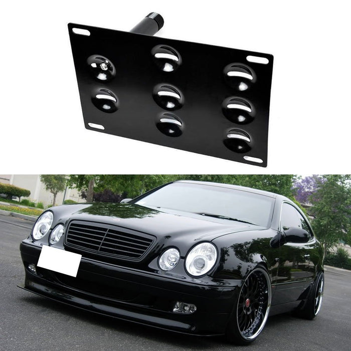 Bumper Tow Hook License Plate Mount Bracket For Mercedes C E S CLS CLK Class