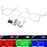 Wireless RGB 7-Color LED Angel Eyes Halo Rings Kit For 2011-14 Dodge Charger