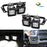 80W CREE Dual LED Pods w/Foglight Location Bracket, Wire For Dodge RAM 1500 2500