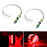 Red 15-SMD High Power LED Demon Eye Halo Ring Kit For Headlight Projector Lens