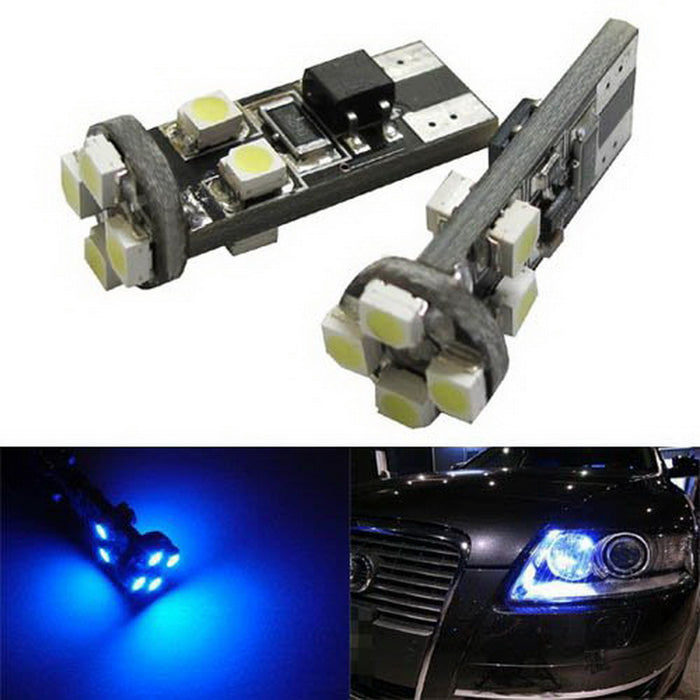 (2) Blue Error Free W5W 2825 LED Bulbs For Audi Mercedes Parking Position Lights