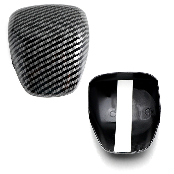 Gloss Black "Carbon Fiber" Pattern Shift Knob Cover For 2018-2023 Kia Stinger K8