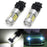 (2) Xenon White 30-SMD LED Daytime Running Light Bulbs 3156 3157 3757 4114 4157