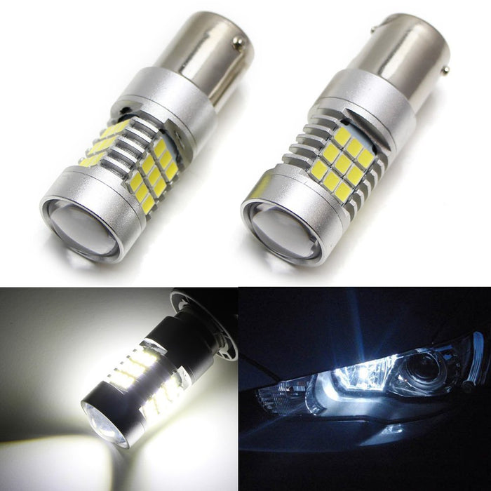 HID Matching White 30-SMD 1156 LED Bulbs for Lancer Evo X Daytime Running Lights