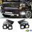 80W CREE LED Pod Lights w/ Lower Bumper Brackets, Wirings For 10-14 Ford Raptor