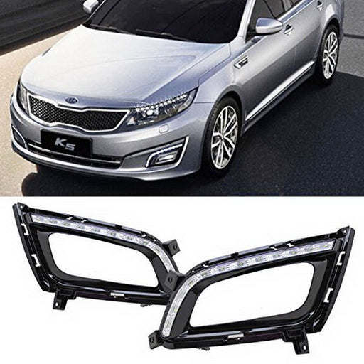 Direct Fit KSpeed 10W LED Daytime Running Light Lamps For 2014-15 Kia Optima K5