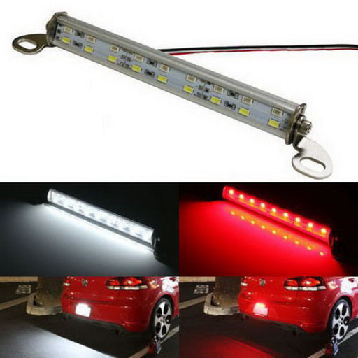 Universal White/Red 18-SMD LED Lamp For License Plate, Backup, Brake or Rear Fog