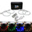 Xenon Headlight RGB Multi-Color LED Angel Eyes For BMW E38 E39 E46 3 5 7 Series