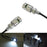 Chome White 5730-SMD Bolt-On LED License Plate Lights For Car Motorcycle Bike