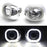 3.0" H1 Bi-Xenon Projector Lens w/ Square LED Halo Ring Shrouds For Headlights