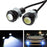 High Power Bolt-On LED Eagle Eyes For Parking Light, Fog Lights, Xenon White-iJDMTOY