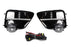 S4 LED Bezel Daytime Running Lights w/Halogen Fog Lamp For 15-17 Subaru WRX/STi