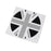 Black Union Jack UK Flag Pattern Vinyl Sticker Decal For Mini Cooper Gas Cap