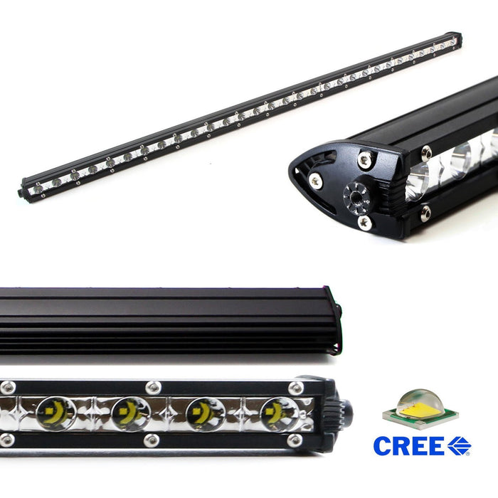 90W 32" LED Light Bar w/ Lower Bumper Mounting Brackets For 14-22 Toyota 4Runner