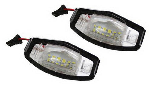 Direct Fit White LED License Plate Light Lamps For Acura TL TSX Honda Civic, etc